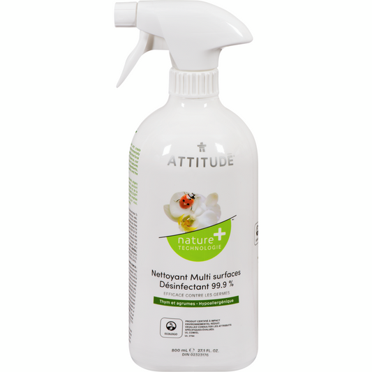 ATTITUDE Nettoyant désinfectant tout usage 800 ml