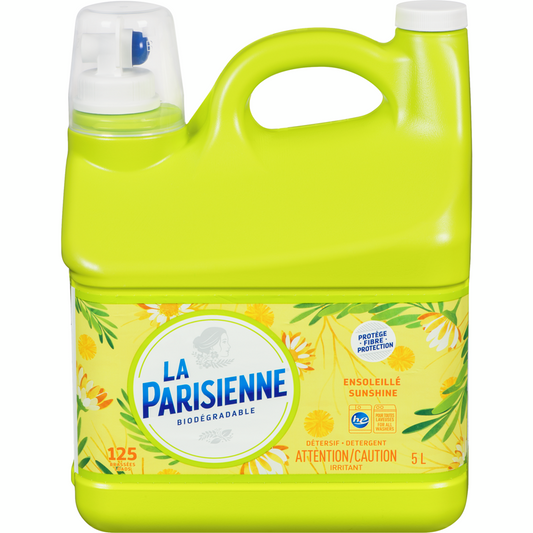 LA PARISIENNE Détergent à lessive biodégradable, Ensoleillé 5 l