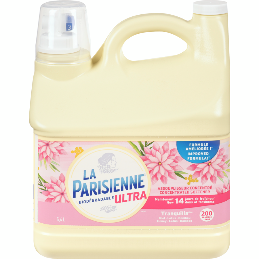 LA PARISIENNE Ultra Tranquilia Assouplisseur Concentré Biodégradable 5.4 l