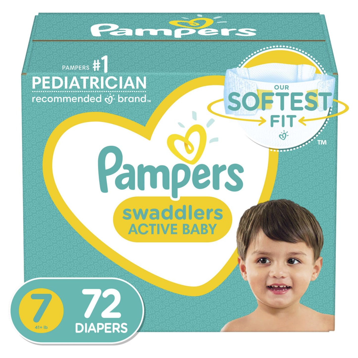 Pampers Swaddlers Diapers, Pampers Super Economy Size 7 