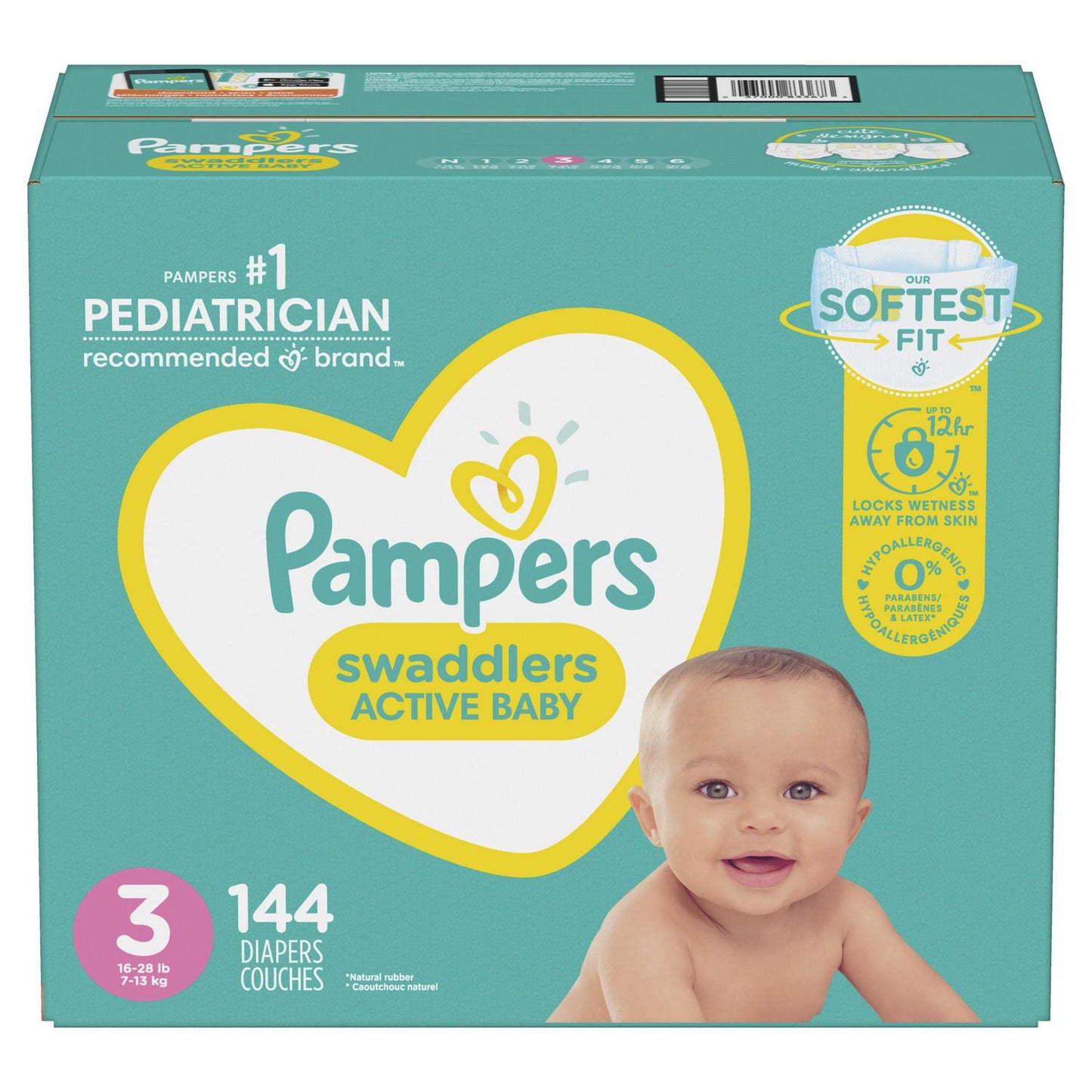 Pampers Swaddlers Diapers, Pampers Super Economy Size