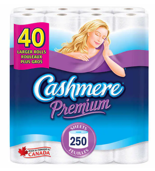 Cashmere Premium-Papier hygiénique Paquet de 40