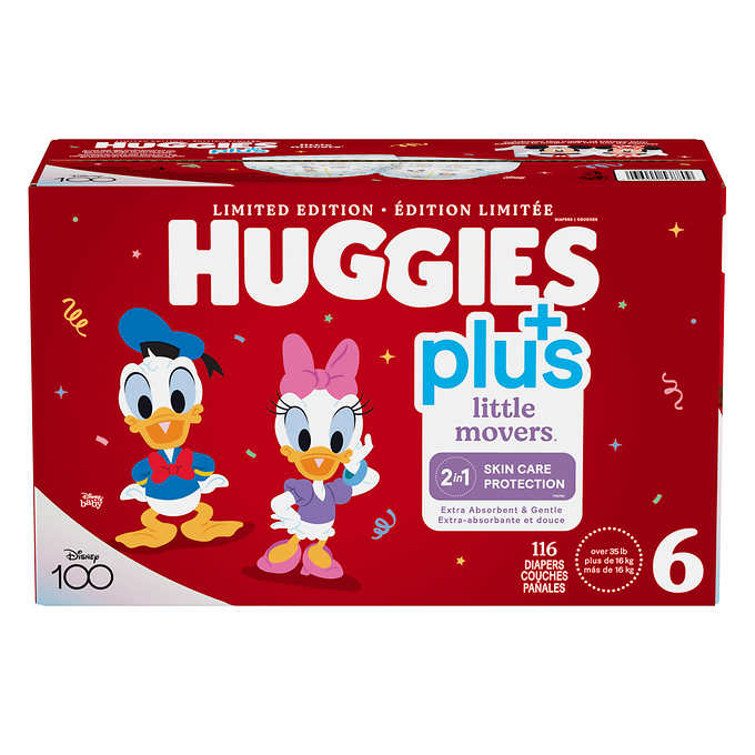 Huggies - Little Movers Plus Diapers, Size 6