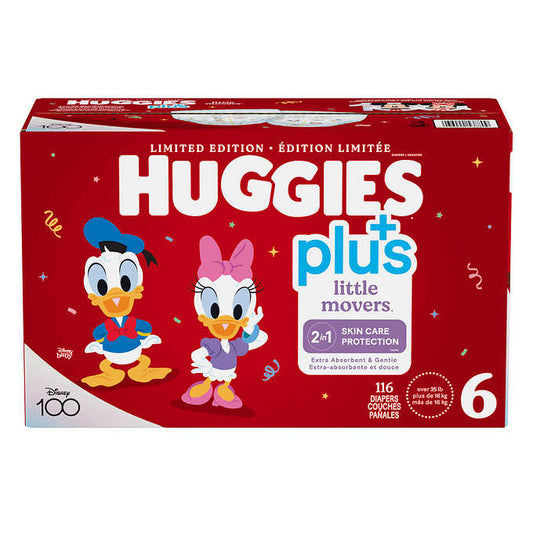 Huggies - Couches Little Movers Plus, taille 6