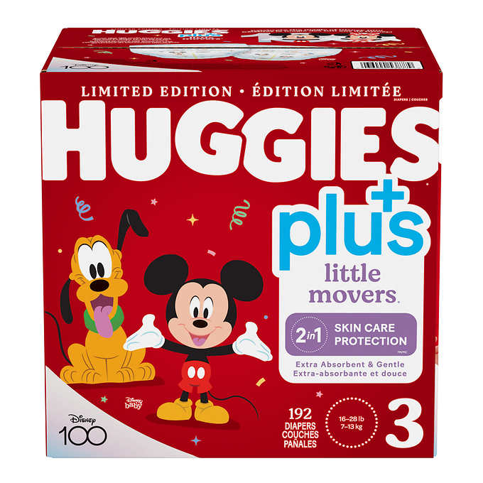 Huggies - Couches Little Movers Plus, taille 3