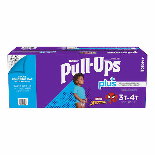 Sous-vêtements d’entrainement Pull-Ups Plus Huggies, 4T à 5T, pour garçons, pqt de 102