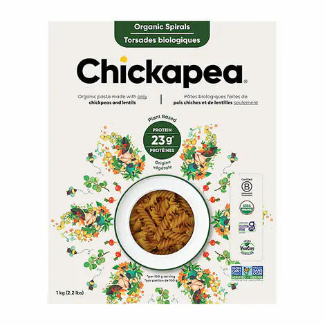 Chickapea Pâtes biologiques 1 kg