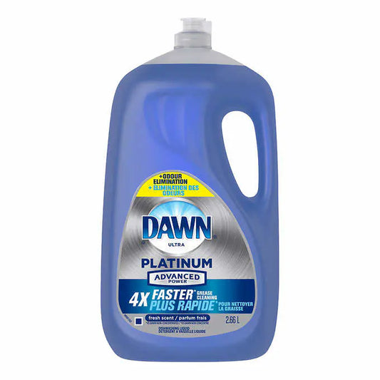 Dawn - Détergent à vaisselle liquide platinum advanced power 2,66 L