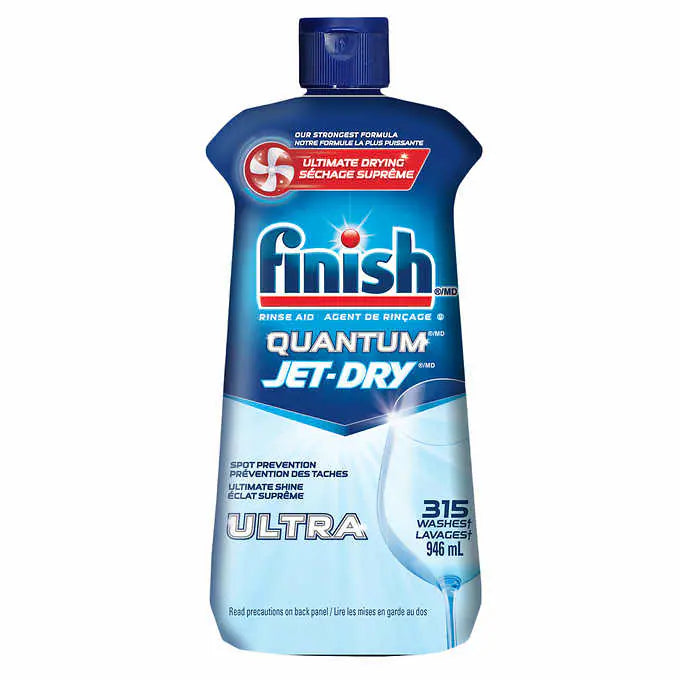 Finish Quantum Jet-Dry Ultra - Agent de rinçage, 315 lavages